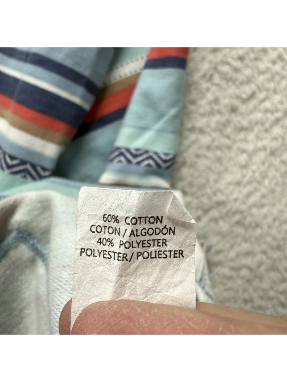 Lucky Brand Boys XL Baja Hoodie Southwestern Striped Henley Pullover